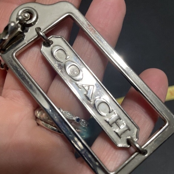 Coach Handbags - Coach Silver tone C O A C H Bar Hangtag EUC